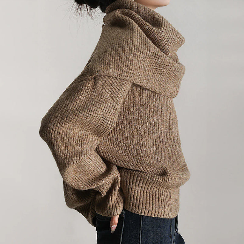 Amelie Knitted Shawl Sweater