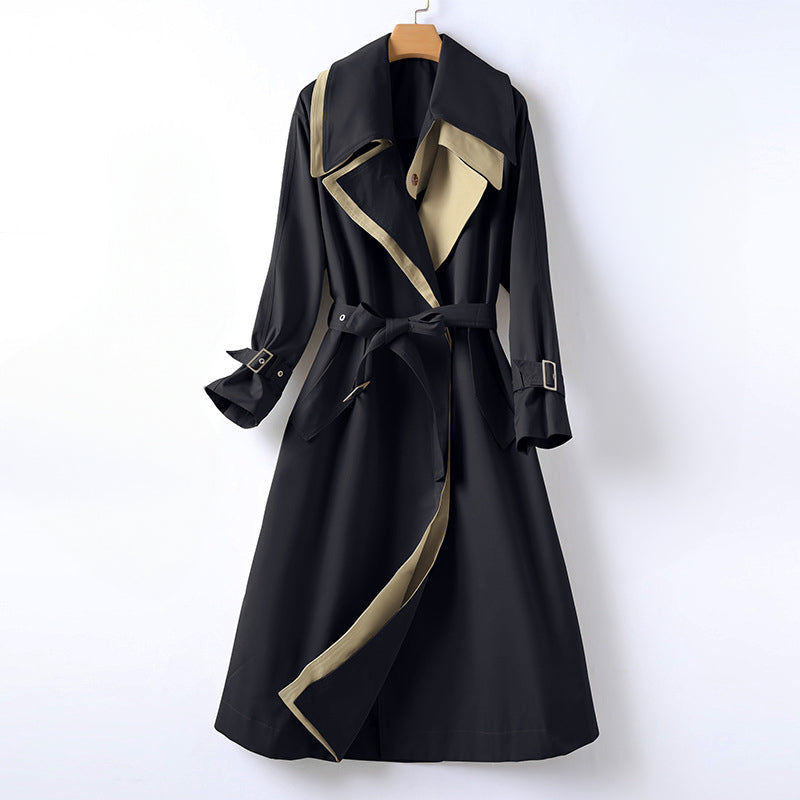 Audrey Contrast Trench Coat