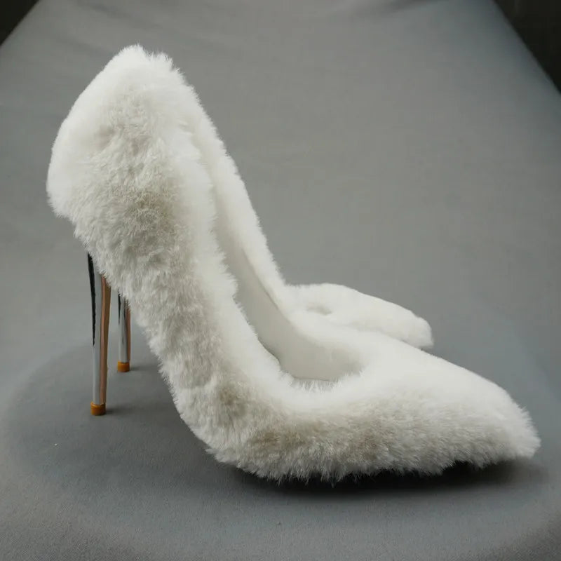 Claire Ice Queen Plush Heels