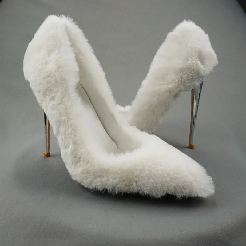 Claire Ice Queen Plush Heels