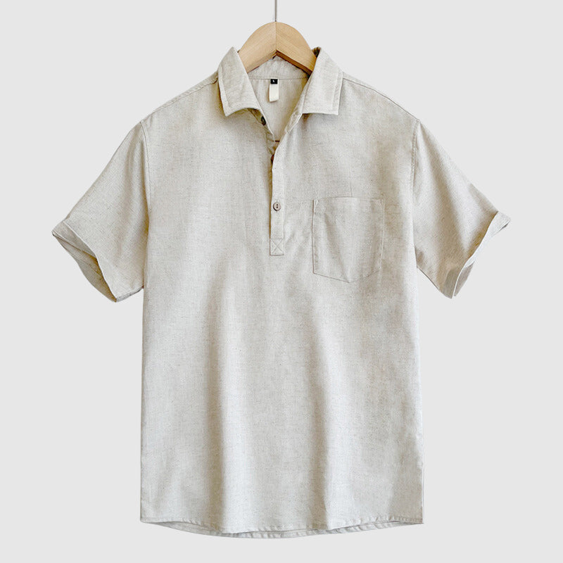 Dan Anthony Bahamas Linen Polo Shirt