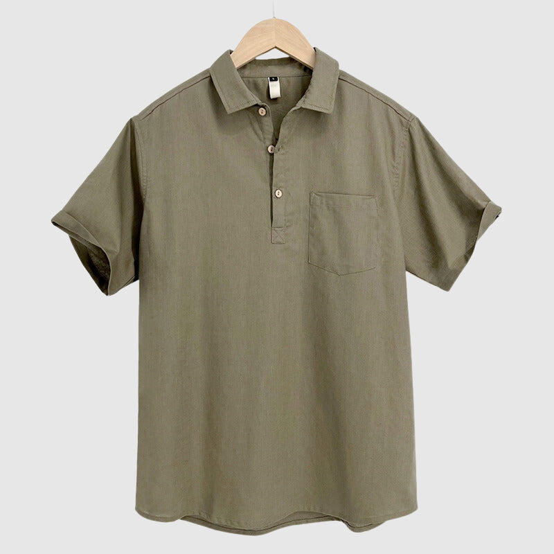 Dan Anthony Bahamas Linen Polo Shirt