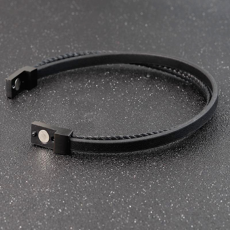 Dan Anthony Braided Leather Bracelet