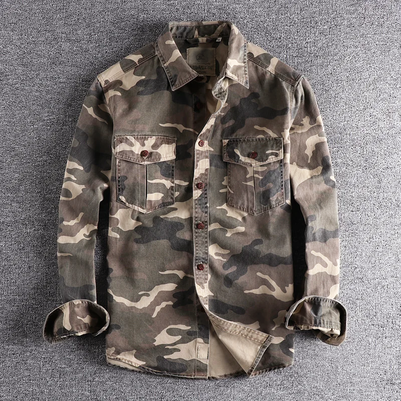 Dan Anthony Camouflage Cotton Shirt