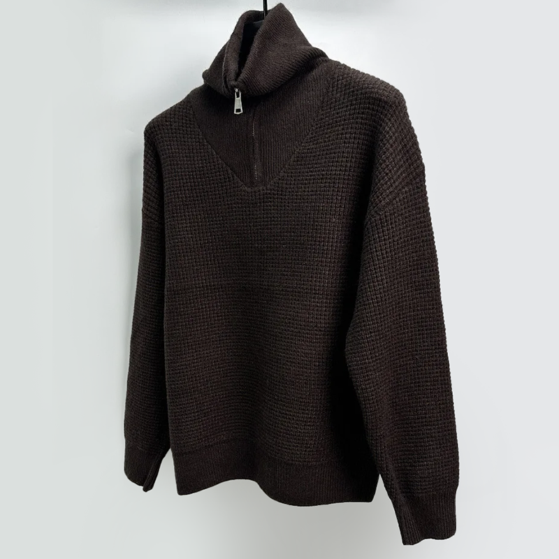 Dan Anthony Casual Polo Knit Sweater