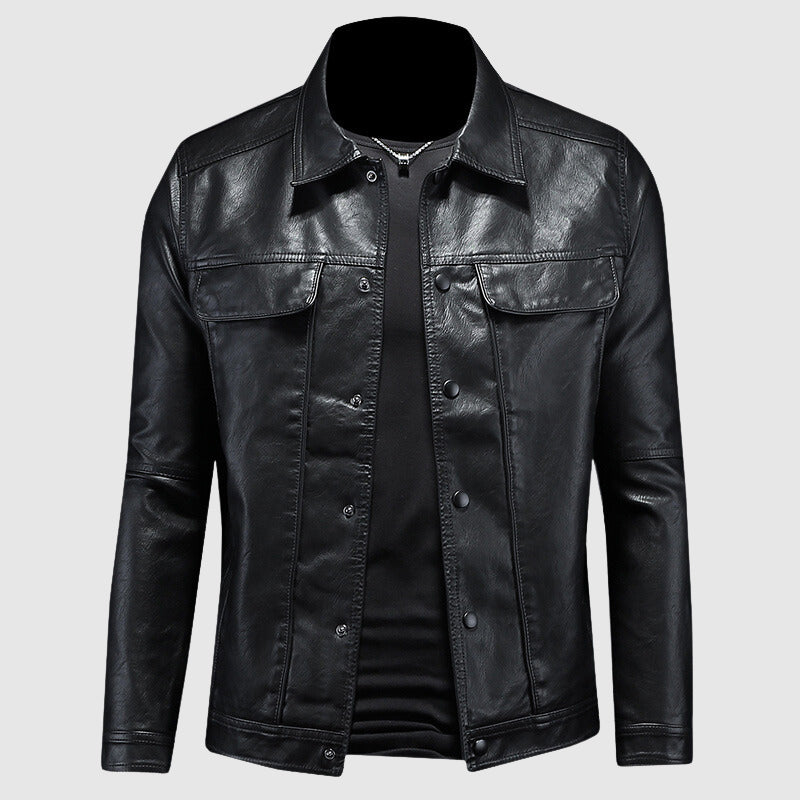 Dan Anthony Leather Biker Jacket