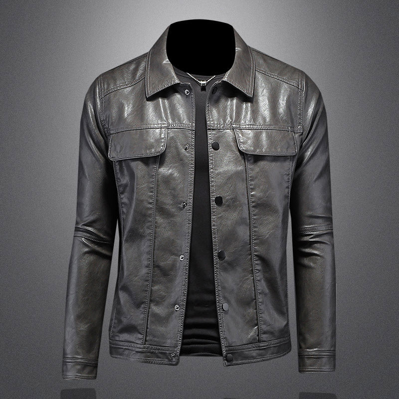 Dan Anthony Leather Biker Jacket