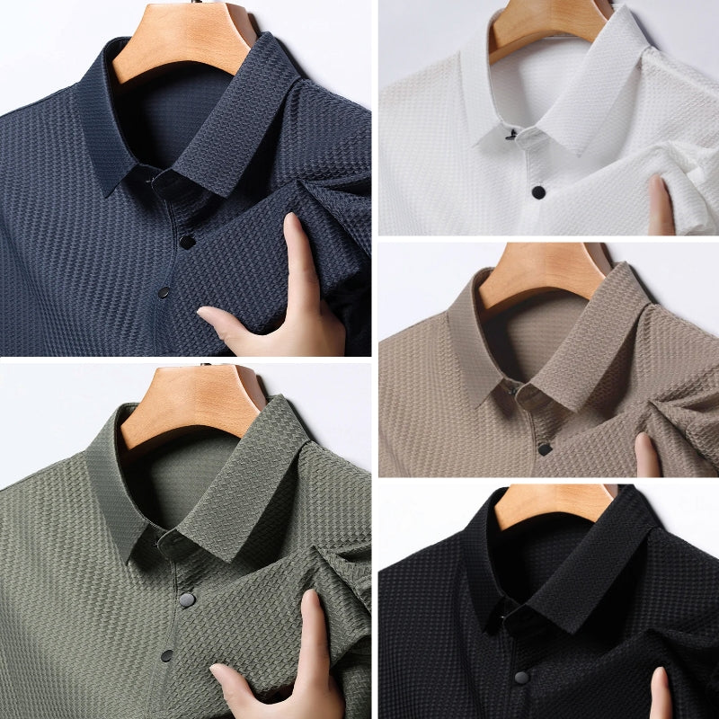 Dan Anthony Mesh Polo Shirt