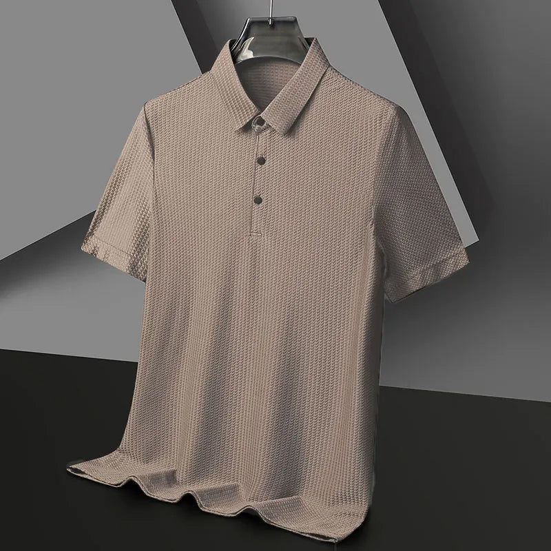 Dan Anthony Mesh Polo Shirt