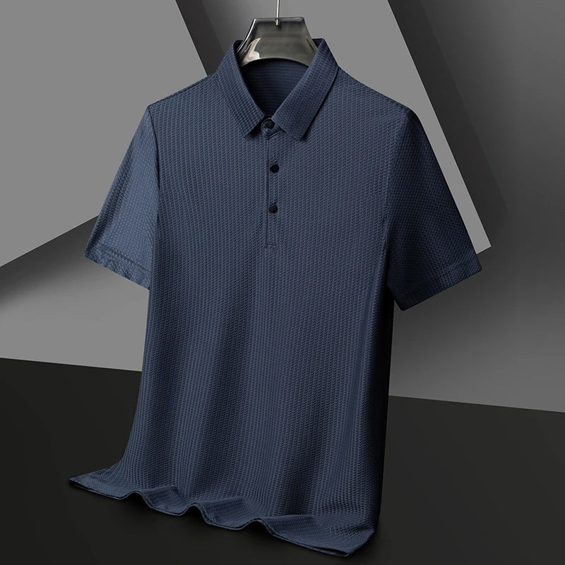 Dan Anthony Mesh Polo Shirt