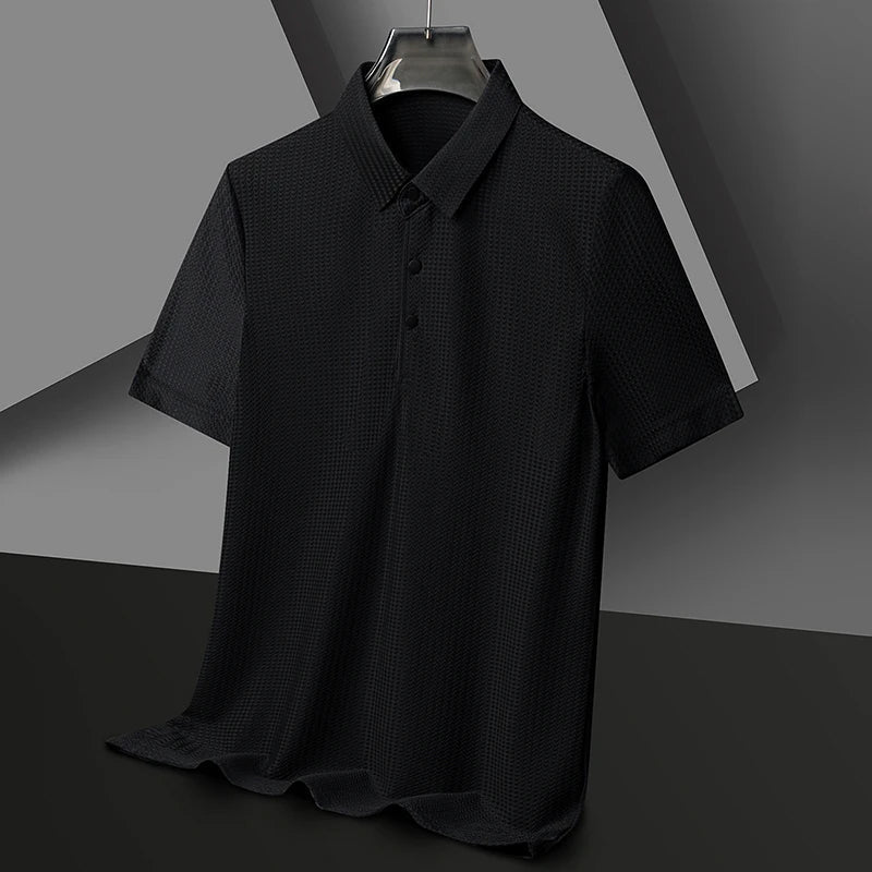 Dan Anthony Mesh Polo Shirt