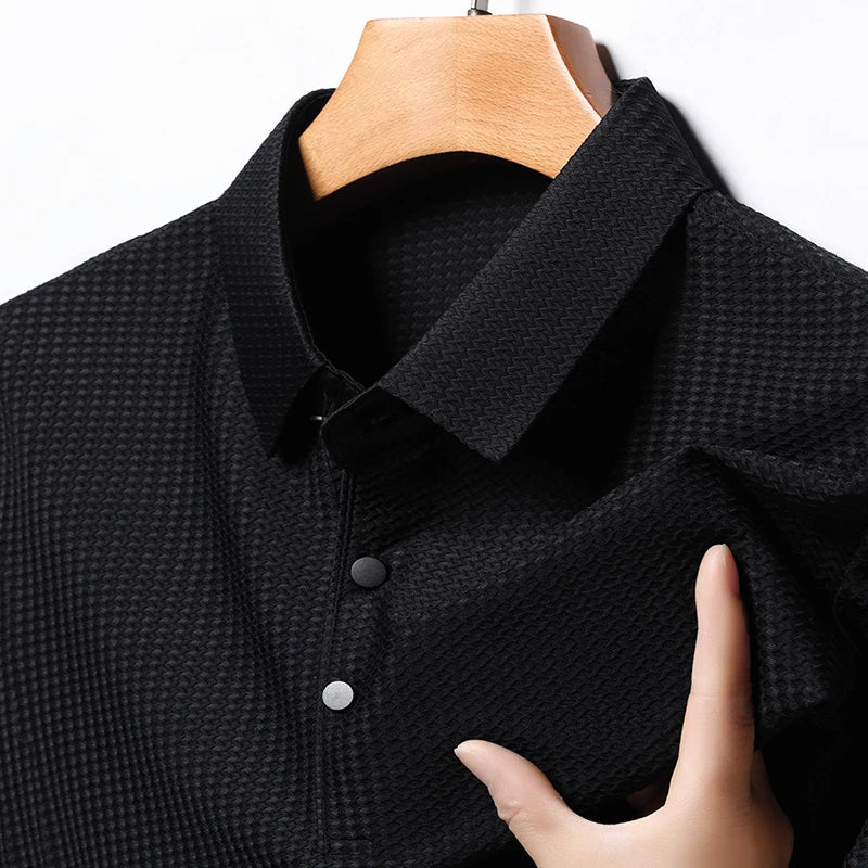 Dan Anthony Mesh Polo Shirt