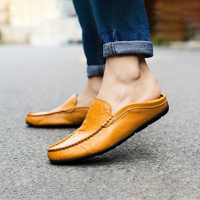 Dan Anthony Minimal Leather Loafers