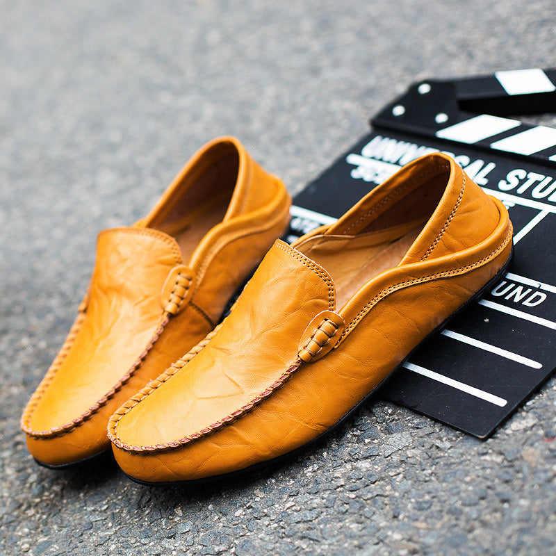 Dan Anthony Minimal Leather Loafers