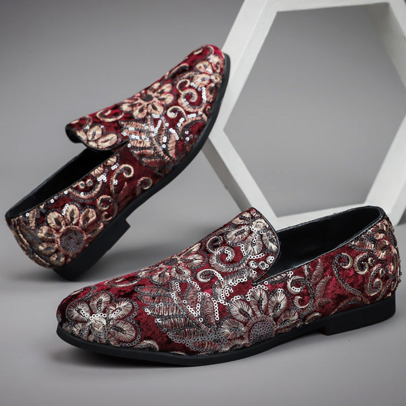 Dan Anthony Parisian Embroidered Loafers