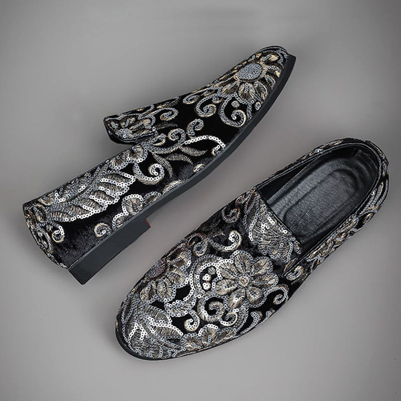 Dan Anthony Parisian Embroidered Loafers