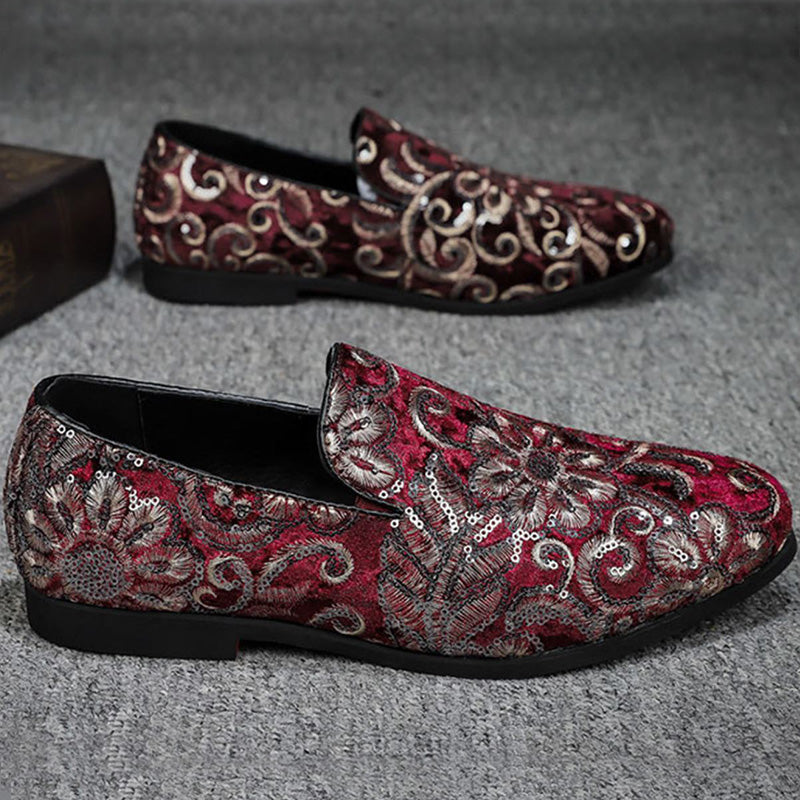 Dan Anthony Parisian Embroidered Loafers