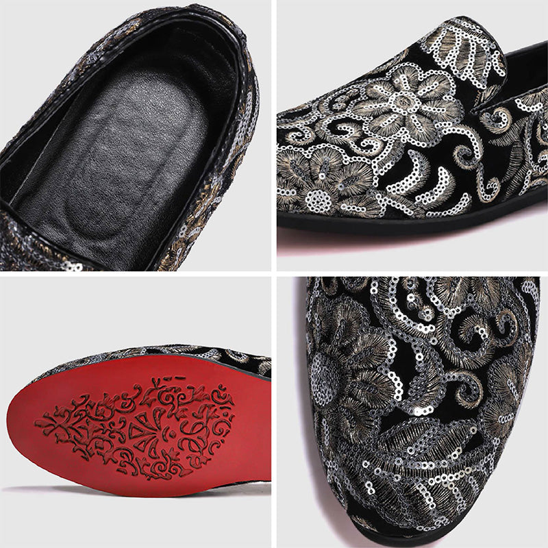 Dan Anthony Parisian Embroidered Loafers