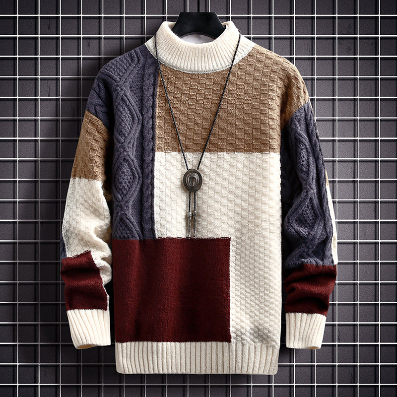 Dan Anthony Patchwork Cozy Sweater