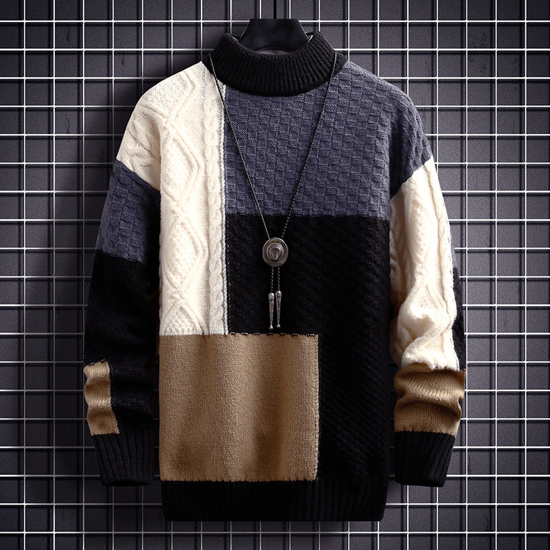 Dan Anthony Patchwork Cozy Sweater