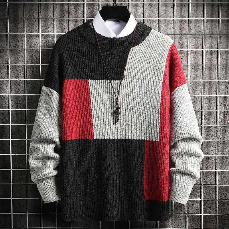 Dan Anthony Patchwork Knitted Sweater