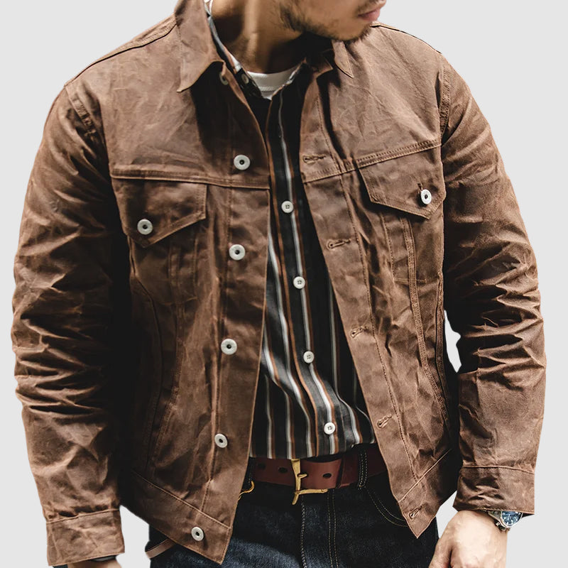 Dan Anthony Retro Waxed Cotton Jacket