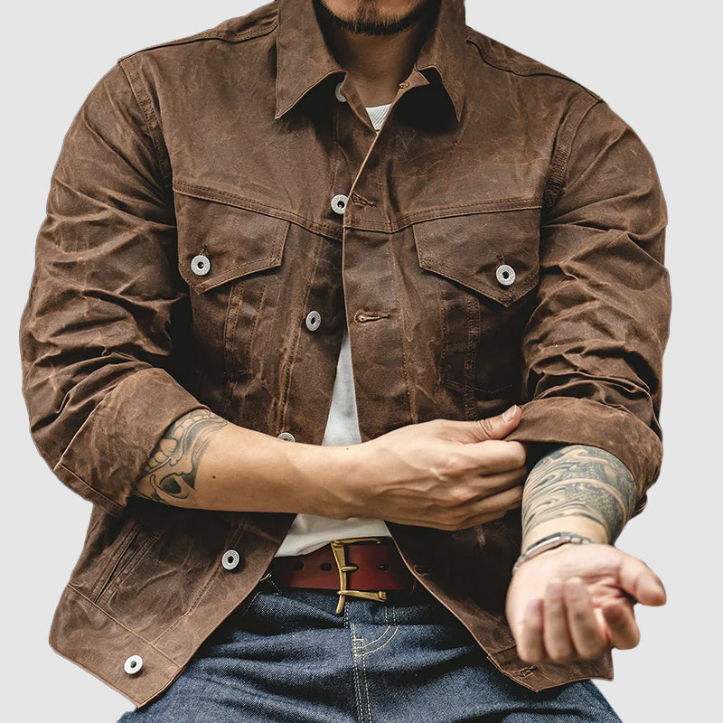 Dan Anthony Retro Waxed Cotton Jacket