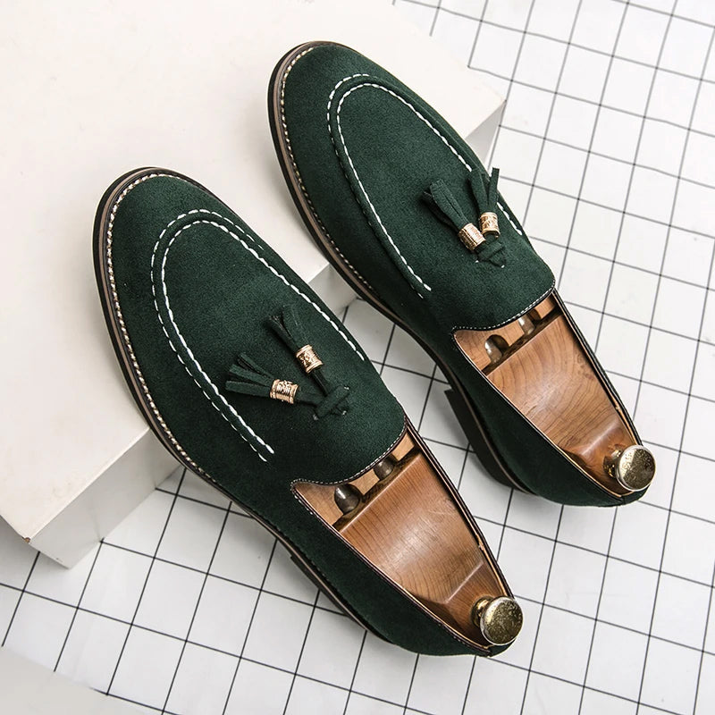 Dan Anthony Sovereign Suede Loafers