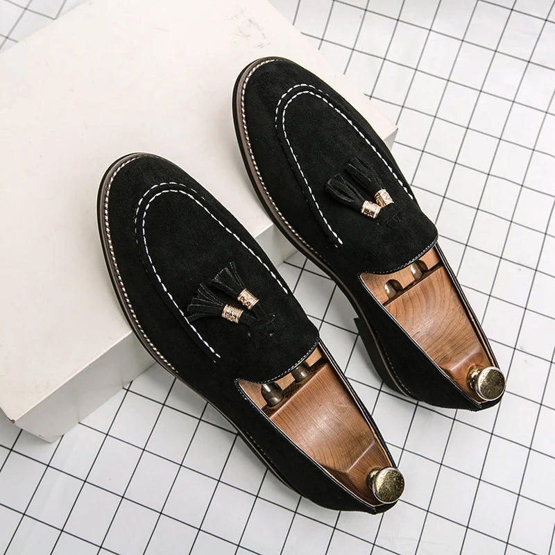 Dan Anthony Sovereign Suede Loafers