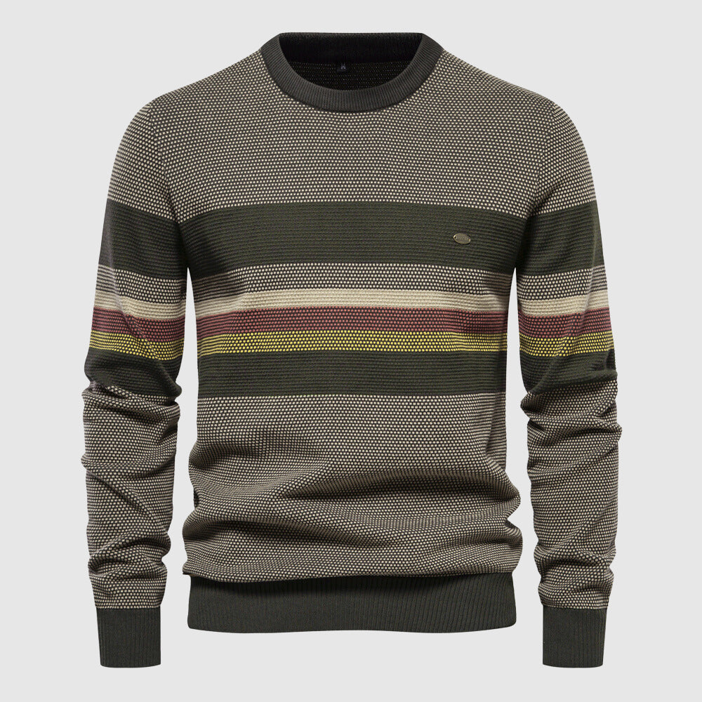 Dan Anthony Striking Cotton Sweater