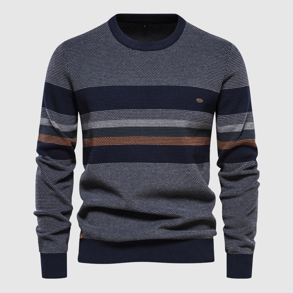 Dan Anthony Striking Cotton Sweater