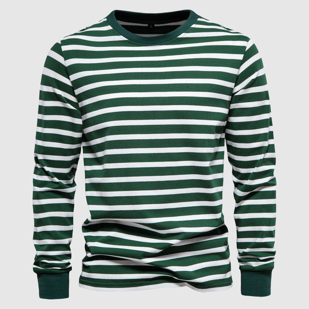 Dan Anthony Striped Cotton Sweater