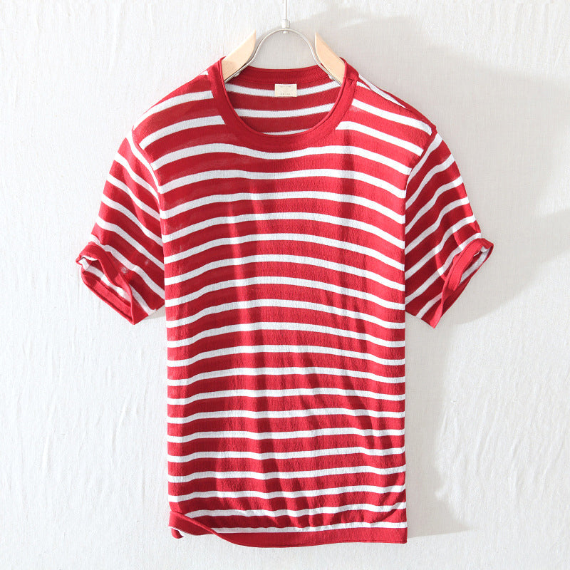 Dan Anthony Striped Cotton T-Shirt