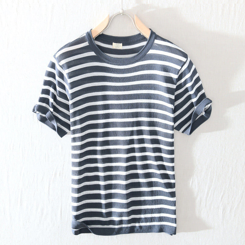 Dan Anthony Striped Cotton T-Shirt