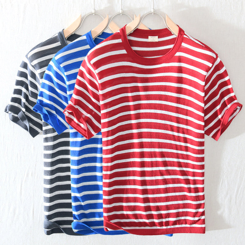 Dan Anthony Striped Cotton T-Shirt