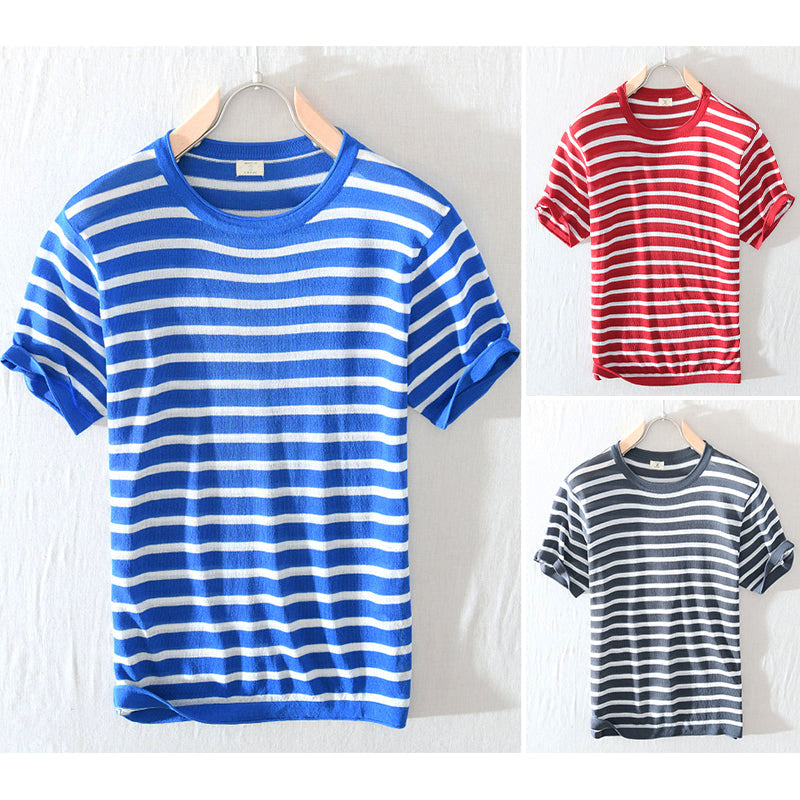 Dan Anthony Striped Cotton T-Shirt