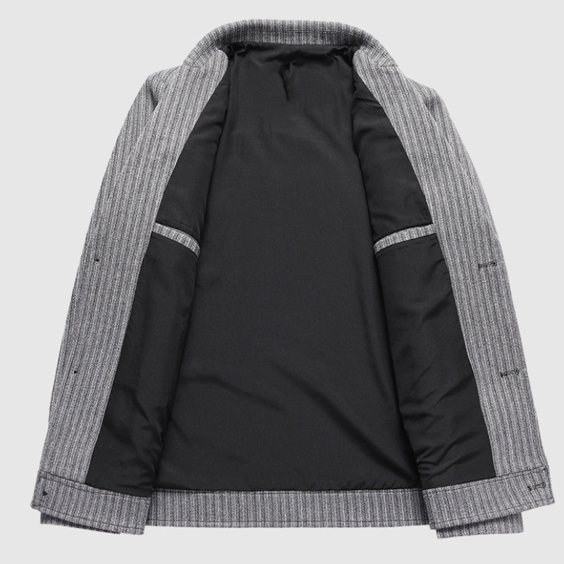 Dan Anthony Striped Woolen Jacket