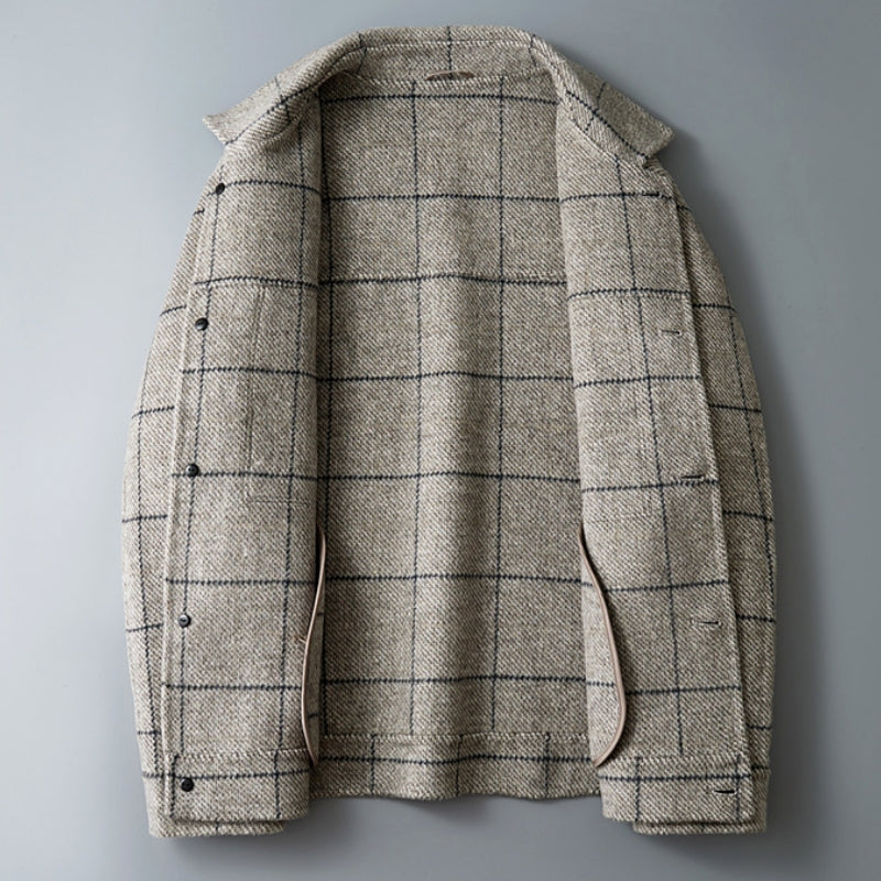 Dan Anthony Wool Plaid Jacket