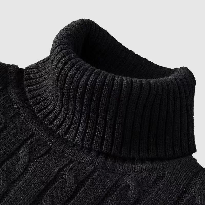 Dan Anthony Vanguard Turtleneck Cardigan