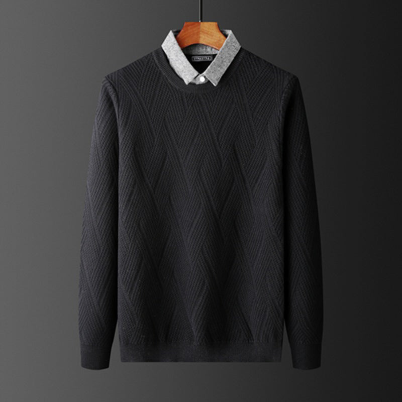 Evergreen Elegance Suave Sweater