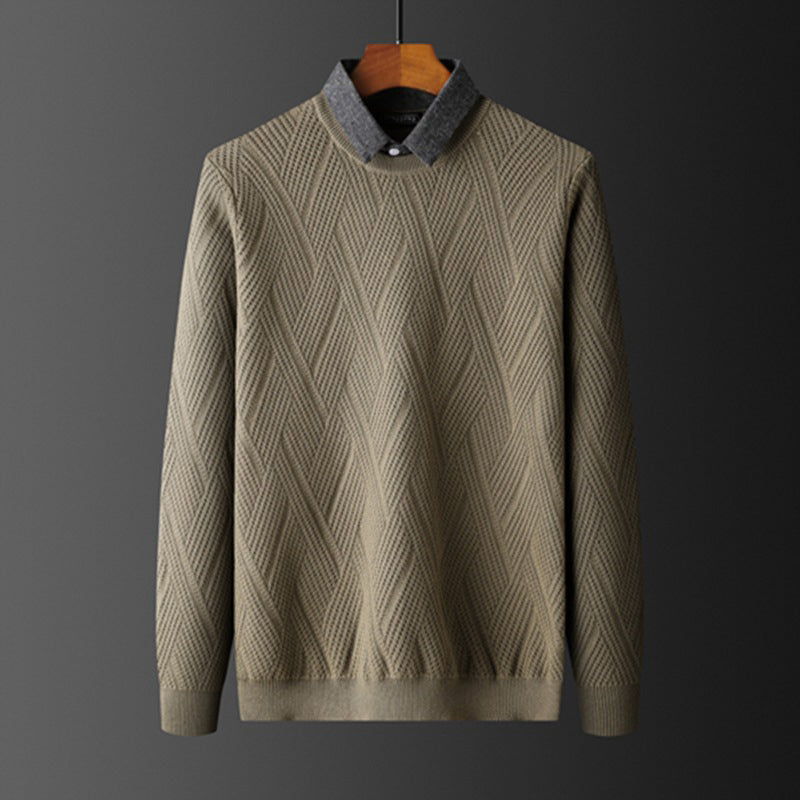 Evergreen Elegance Suave Sweater