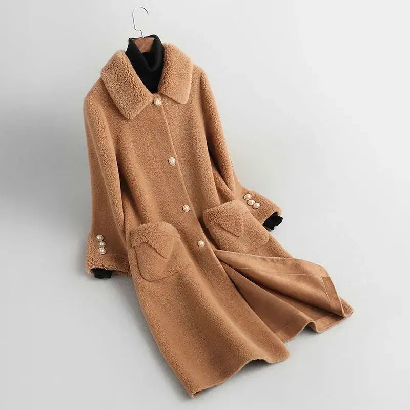 Isabelle Long Teddy Coat