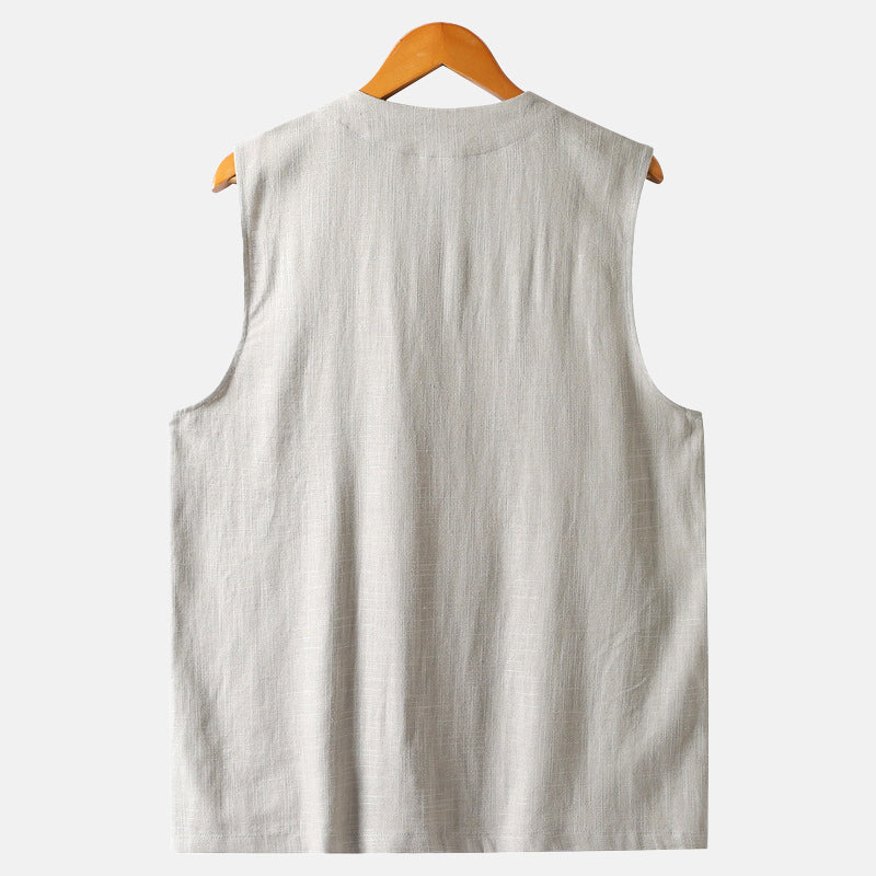 John Wellington Coastline Linen Vest