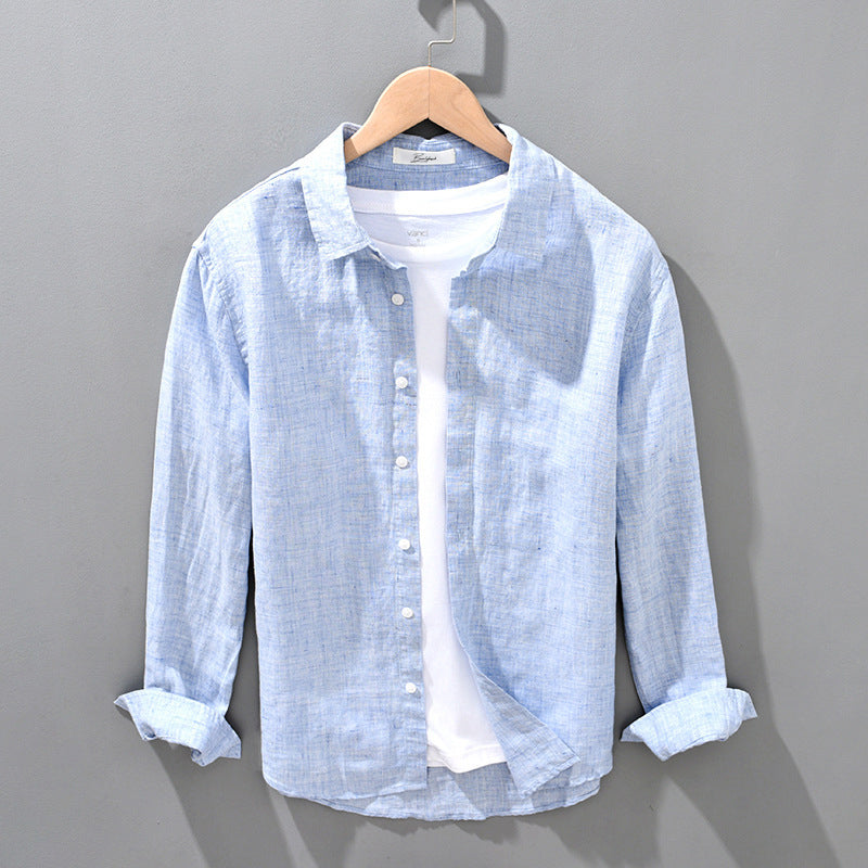 John Wellington Horizon Linen Shirt