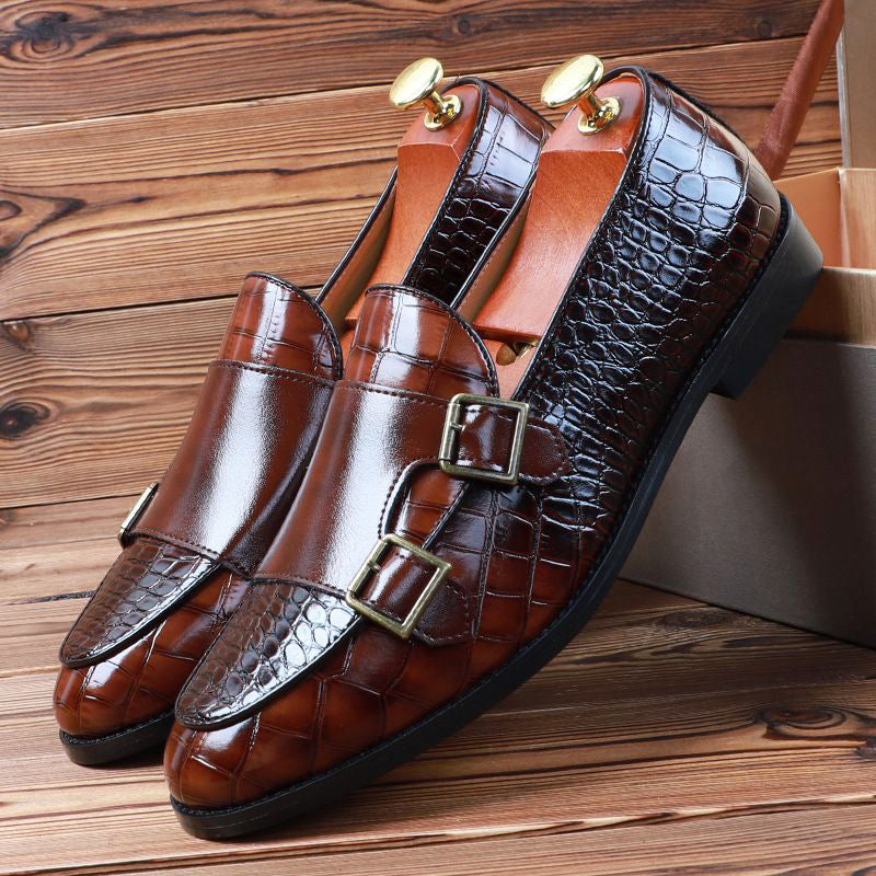 LuxeGator Gloss Leather Loafers