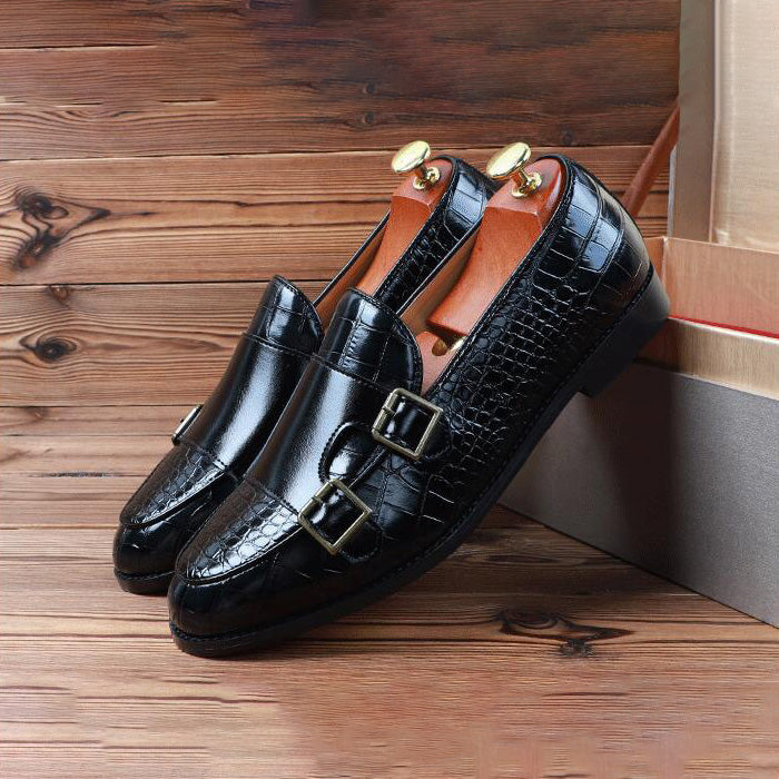 LuxeGator Gloss Leather Loafers