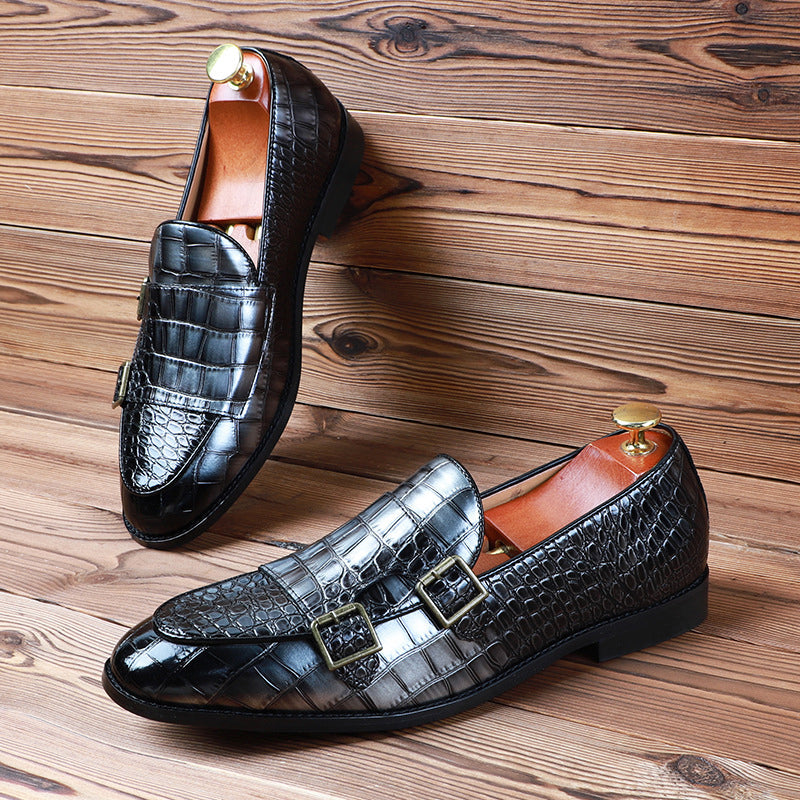 LuxeGator Gloss Leather Loafers