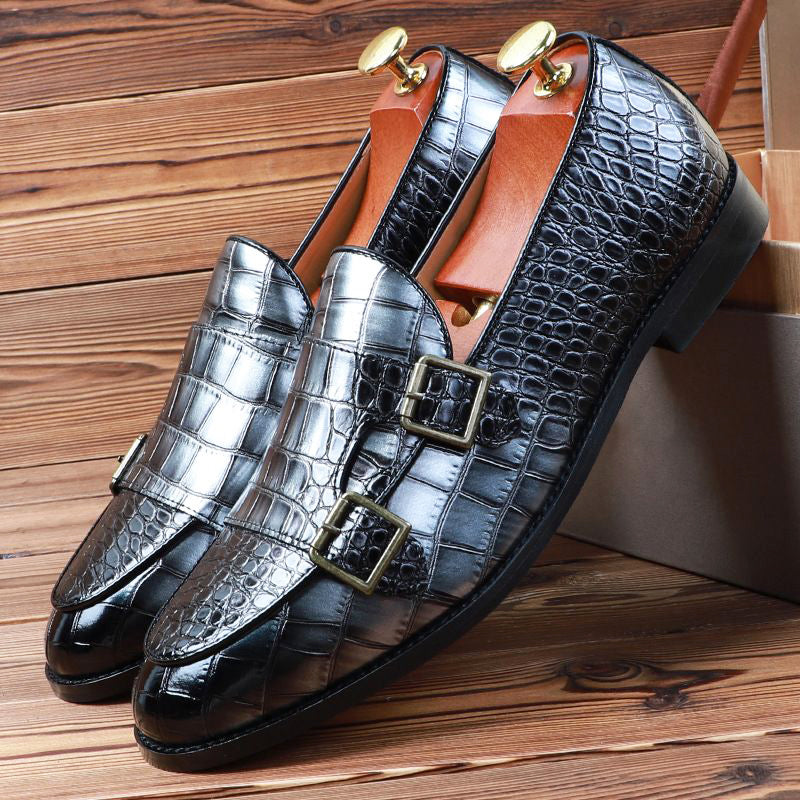 LuxeGator Gloss Leather Loafers