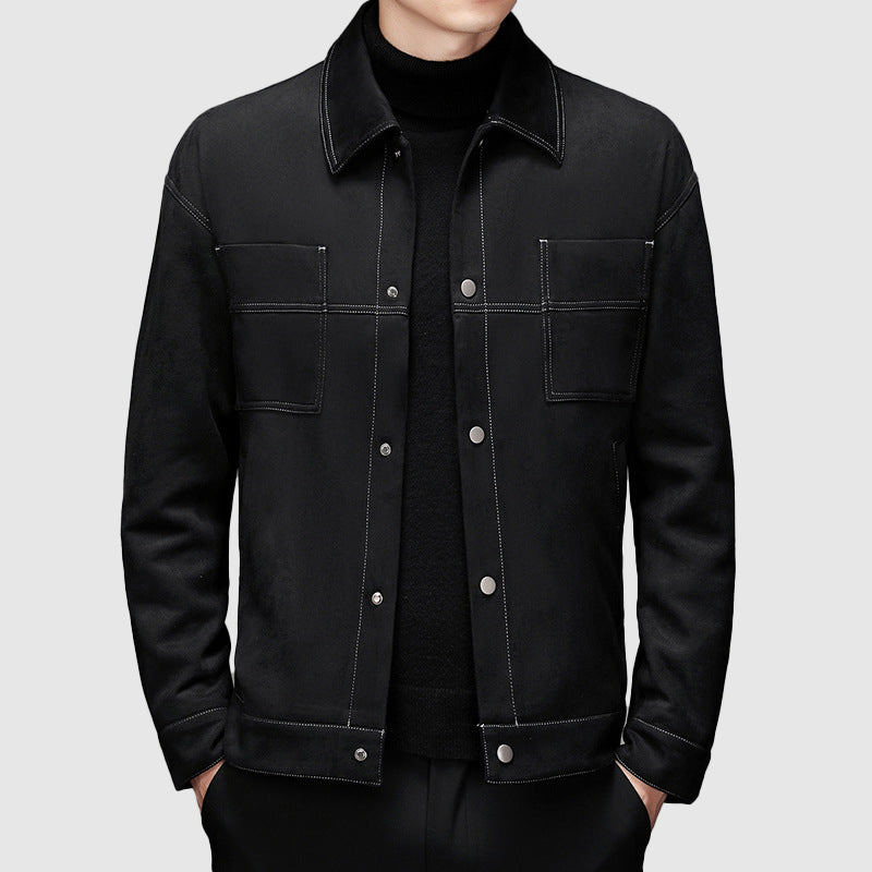 Massimo Casual Suede Jacket