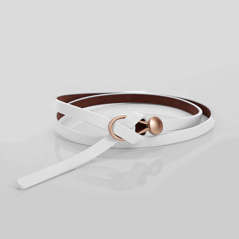 Milano Chic Leather Belt